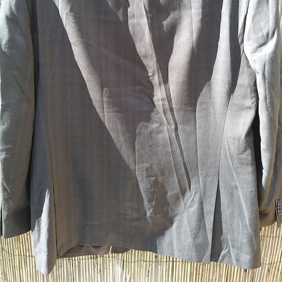 Sean John Blazer Suit Jacket Gray 42R - 2 Button Closure - Picture 14 of 16